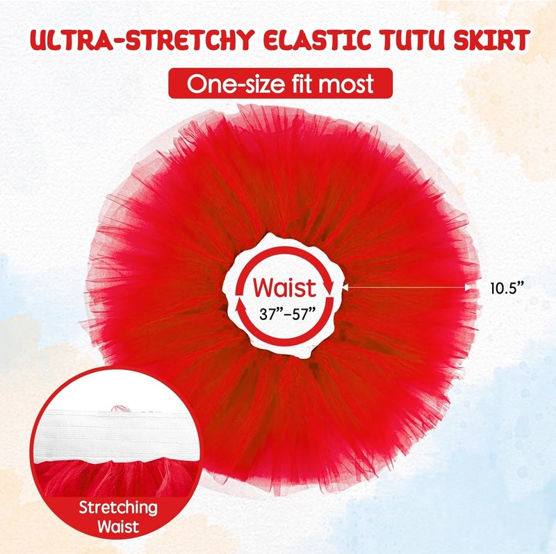 Fynnsure 5 Layers Plus Size Tutu Skirts for Women Extra Large Tulle Skirt 80s Adult Tutu Skirts Tutus Halloween Costumes - Image 4